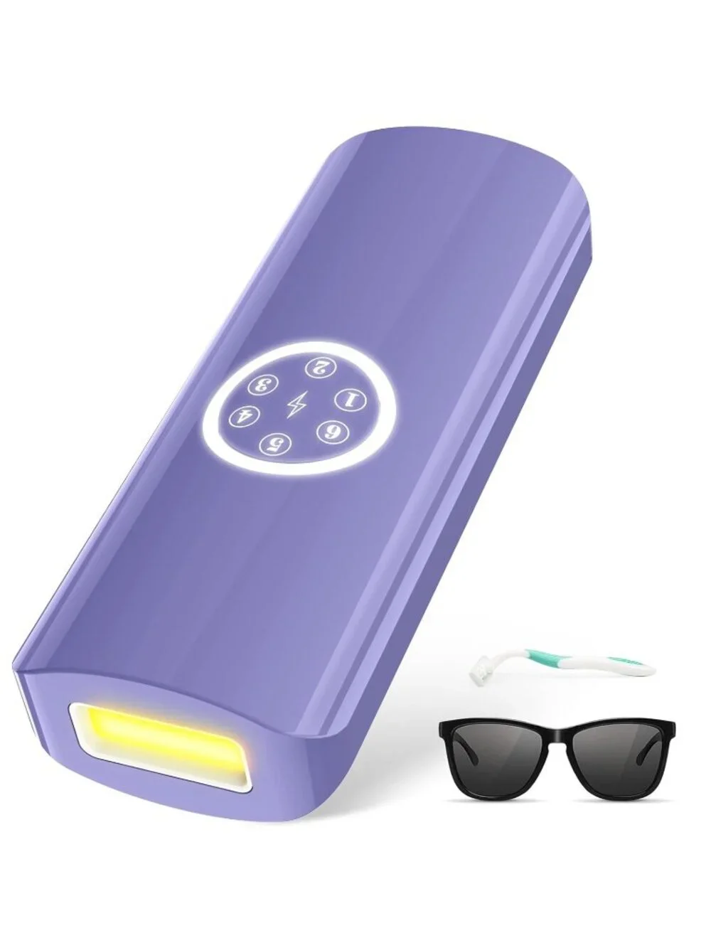 IPL Laser Hair Removal Permanent Remover 6 Levels/2 Modes Purple
